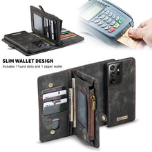Load image into Gallery viewer, Casekis Samsung Galaxy Multifunctional Wallet PU Leather Case - Casekis
