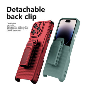 Casekis Outdoor Sports Back Clip Phone Case Dark Green