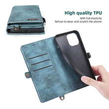 Load image into Gallery viewer, Apple iPhone Cardholder Wrist Leather Phone Case - Casekis
