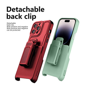 Casekis Outdoor Sports Back Clip Phone Case Red
