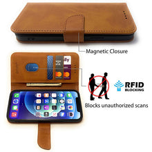 Load image into Gallery viewer, Magnetic Closure Cardholder Wallet Phone Case for iPhone
