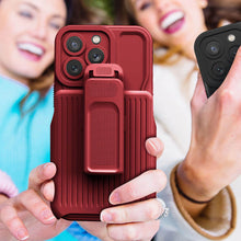 Load image into Gallery viewer, Casekis Outdoor Sports Back Clip Phone Case Red
