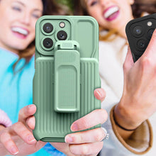 Load image into Gallery viewer, Casekis Outdoor Sports Back Clip Phone Case Matcha Green
