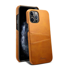 Load image into Gallery viewer, Leather Portable Wallet Phone Case For Apple iPhone - Casekis
