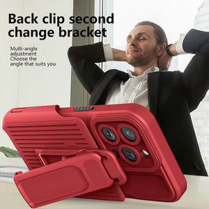 Casekis Outdoor Sports Back Clip Phone Case Red