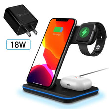 Load image into Gallery viewer, Casekis Wireless Charger for iPhone iWatch and Airpods
