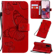 Load image into Gallery viewer, 2021 Upgraded 3D Embossed Butterfly Wallet Phone Case For Samsung S20 FE 4G/5G - Casekis
