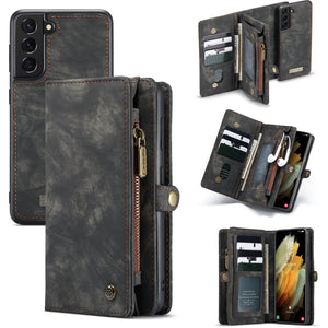 Casekis Wallet PU Leather Case for Galaxy S22 Plus 5G