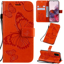 Load image into Gallery viewer, 2021 Upgraded 3D Embossed Butterfly Wallet Phone Case For Samsung S20 FE 4G/5G - Casekis
