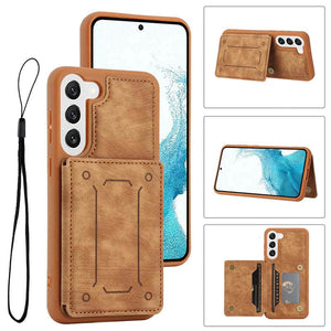 Casekis Magnetic Cardholder Phone Case Brown