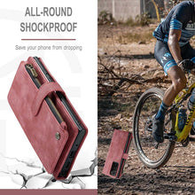 Load image into Gallery viewer, Casekis Leather Zipper Phone Case For Galaxy Note 20 Ultra

