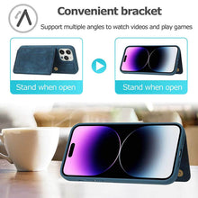 Lade das Bild in den Galerie-Viewer, Casekis Magnetic Cardholder Phone Case Blue
