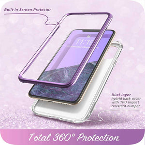 Casekis Fashion Phone Case With Screen Protector Purple