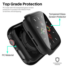 Load image into Gallery viewer, Screen Protector Tempered Glass Case for Apple Watch (44/42/40/38mm) - Casekis

