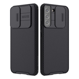 Casekis Slide Phone Lens Protection Black Case for Galaxy S22 Plus 5G