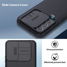 Load image into Gallery viewer, Casekis Slide Phone Lens Protection Black Case for Galaxy S22 5G
