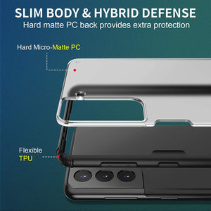 [CASEKIS] Armor Matte Translucent Shock Shatterproof Case For Samsung Galaxy S21 Series - Casekis