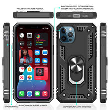 Load image into Gallery viewer, CASEKIS Luxury Armor Ring Bracket Phone Case For Apple iPhone - Casekis
