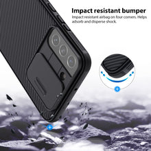 Load image into Gallery viewer, Casekis Slide Phone Lens Protection Black Case for Galaxy S22 Plus 5G
