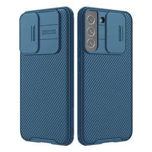 Casekis Slide Phone Lens Protection Blue Case for Galaxy S22 5G