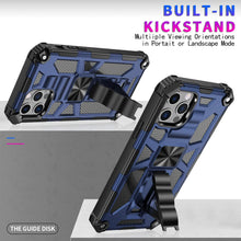Load image into Gallery viewer, Casekis Armor Shockproof With Kickstand Phone Case Blue
