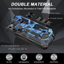 Load image into Gallery viewer, Casekis Armor Shockproof With Kickstand Phone Case Dark Blue Camouflage
