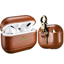 Load image into Gallery viewer, Casekis Genuine Leather Case With Keychain for AirPods Pro

