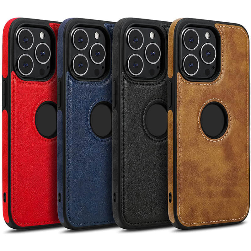 Luxury Leather Business Phone Case For iPhone