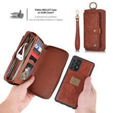 Load image into Gallery viewer, Casekis Leather Detachable Magnetic Wallet Case For Galaxy
