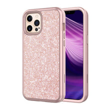 Load image into Gallery viewer, Crystal Glitter Shockproof Protective Phone Case For Women With Free Screen Protector - Casekis
