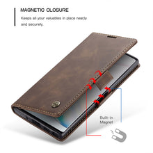 Load image into Gallery viewer, Casekis 2021 Retro Wallet Case For Samsung Note 10 - Casekis
