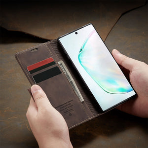 Casekis 2021 Retro Wallet Case For Samsung Note 10 - Casekis