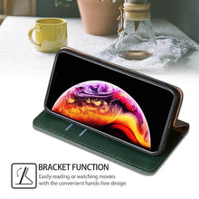 Load image into Gallery viewer, Leather Magnet Flip Wallet Phone Case For Apple iPhone - Casekis
