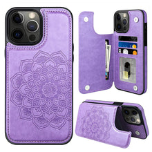 Load image into Gallery viewer, Casekis Mandala Embossed Phone Case Purple
