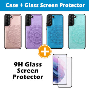 Casekis Mandala Embossed Phone Case for Galaxy S21 FE 5G