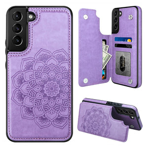 Casekis Mandala Embossed Phone Case for Galaxy S21 FE 5G