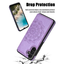 Load image into Gallery viewer, Casekis Mandala Embossed Phone Case Purple for Galaxy A14 5G

