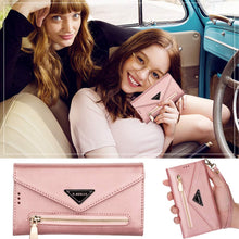 Load image into Gallery viewer, Casekis Crossbody Wallet Leather Phone Case Rose Gold
