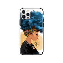 Load image into Gallery viewer, Fashion Girl Phone Case With Tempered Glass Screen Protector - Casekis
