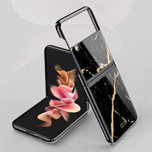 Load image into Gallery viewer, Casekis Plating Glass Phone Case for Galaxy Z Flip 3 5G
