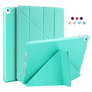 Leather Silicone Soft Back Cover Case For iPad - Casekis