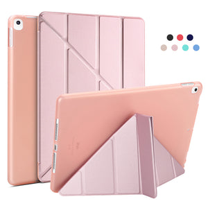 Leather Silicone Soft Back Cover Case For iPad - Casekis