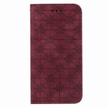 Load image into Gallery viewer, Lucky Flower Embossed Magnetic Flip Wallet Phone Case For Samsung - Casekis
