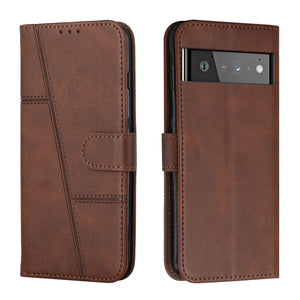 Casekis Leather Wallet Case Card Slots Phone Case For Pixel 6 Pro 5G