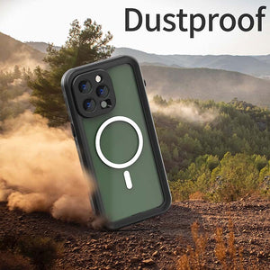 Casekis Waterproof Shockproof Phone Case Black