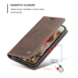 Casekis Retro Wallet Case For iPhone 13 mini