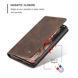 Casekis Retro Wallet Case For Galaxy S21 5G