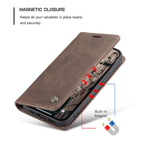 Casekis Retro Wallet Case For iPhone 13 Pro