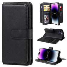 Load image into Gallery viewer, Casekis Large Capacity Cardholder Phone Case Black
