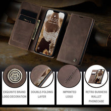 Load image into Gallery viewer, Casekis Retro Wallet Case For iPhone 13
